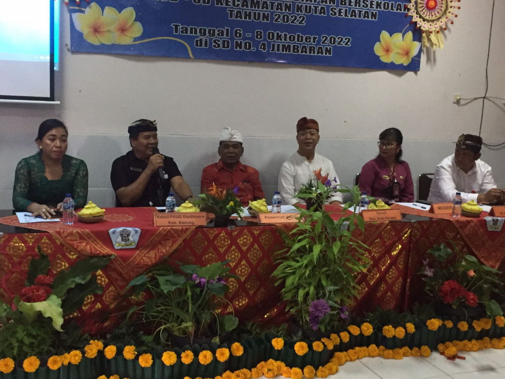 Workshop Implementasi Program Kesiapan Bersekolah PAUD-SD Kecamatan Kuta Selatan Tahun 2022